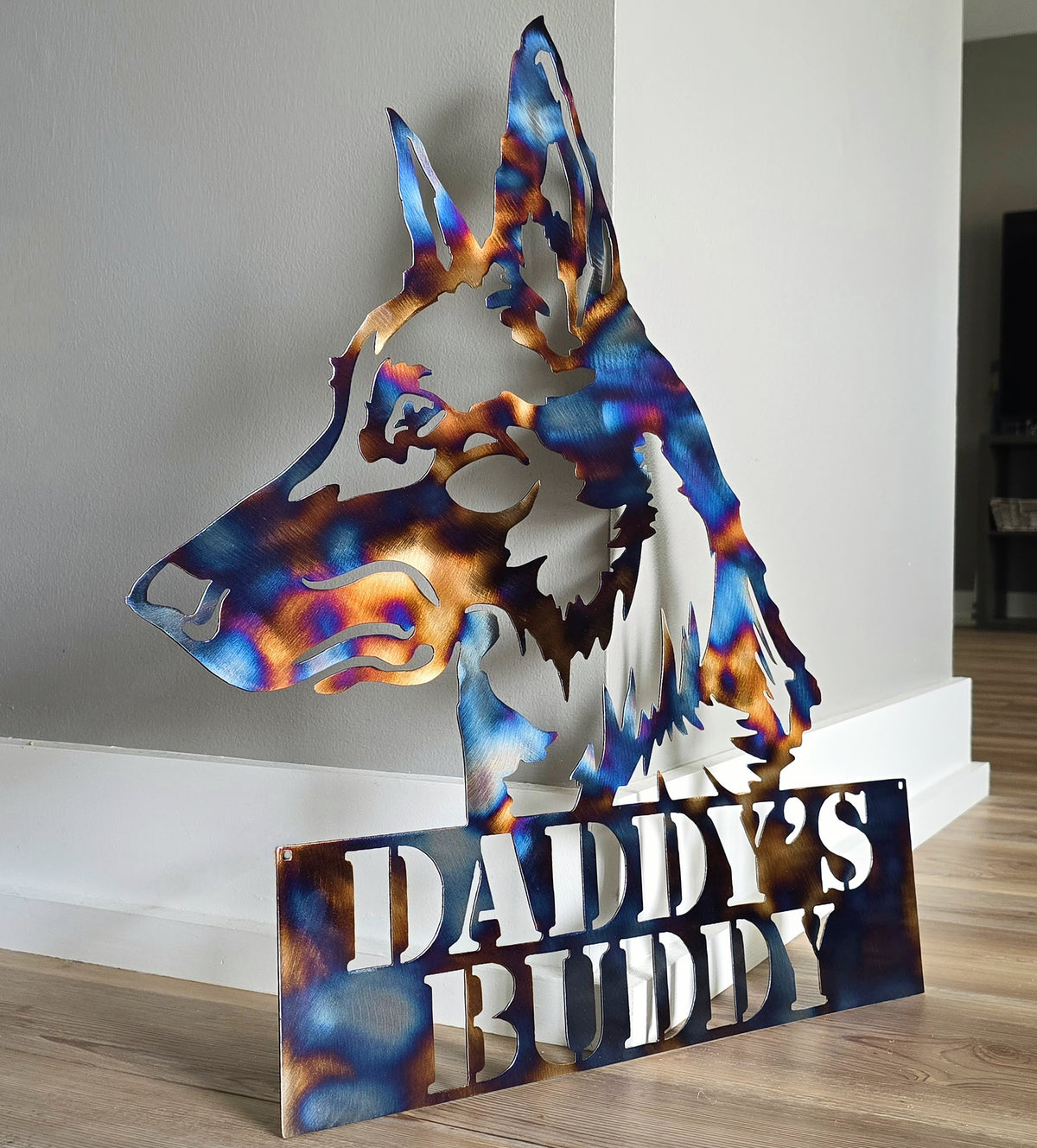 Belgian Malinois Metal Wall Art #1