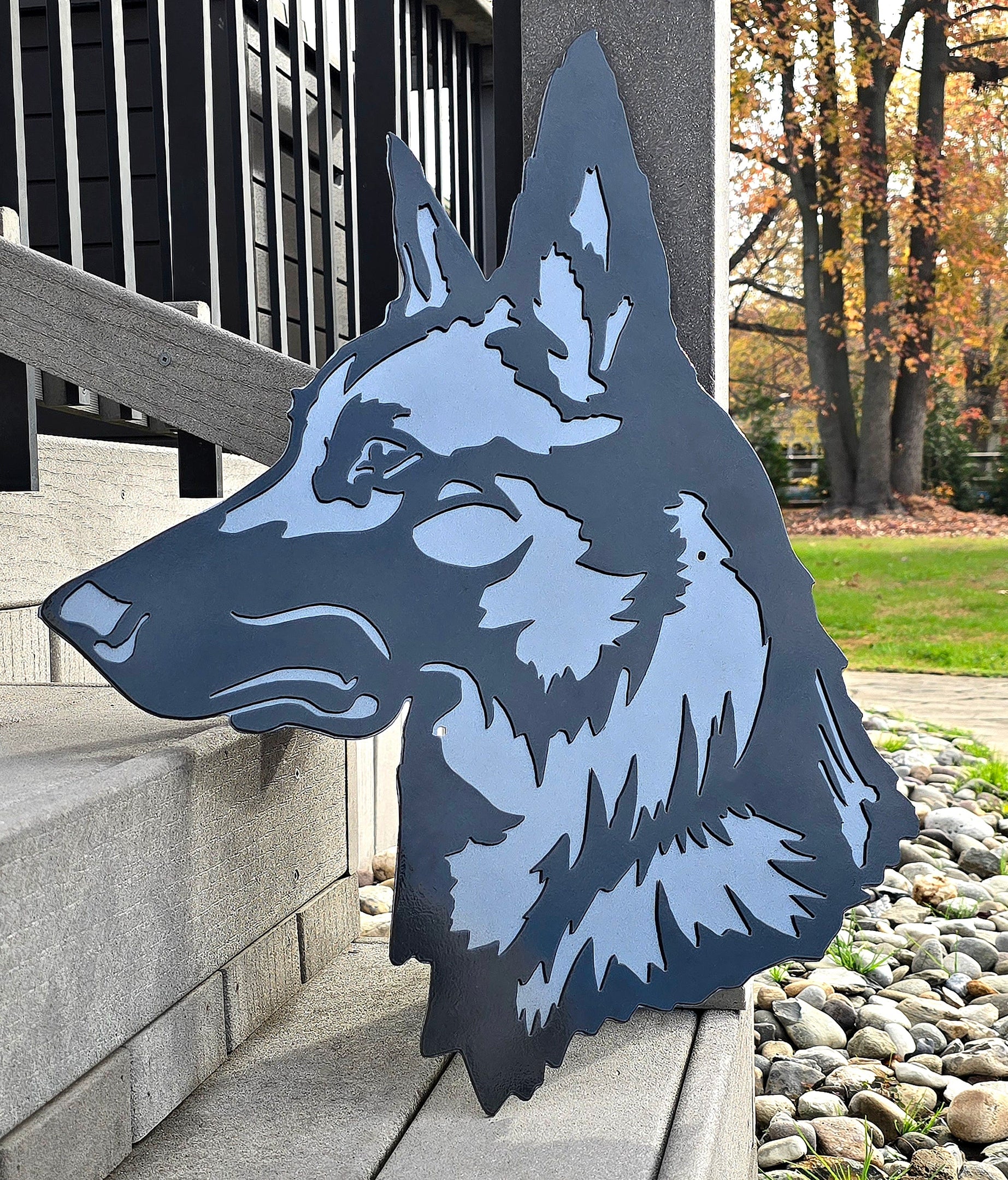Belgian Malinois Metal Wall Art #1
