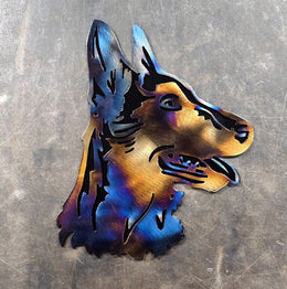 Belgian Malinois Metal Wall Art