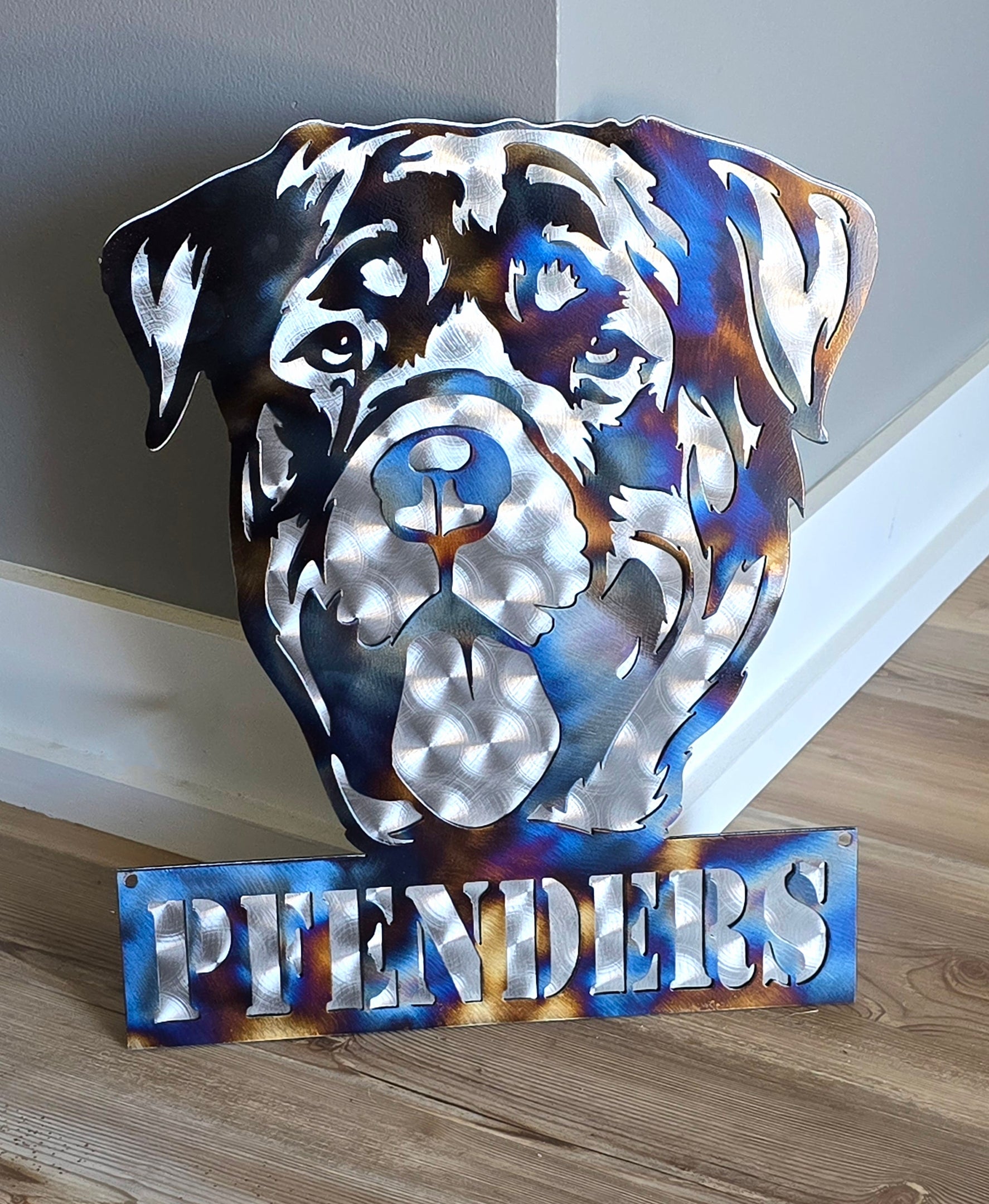 Rottweiler Metal Wall Art #2