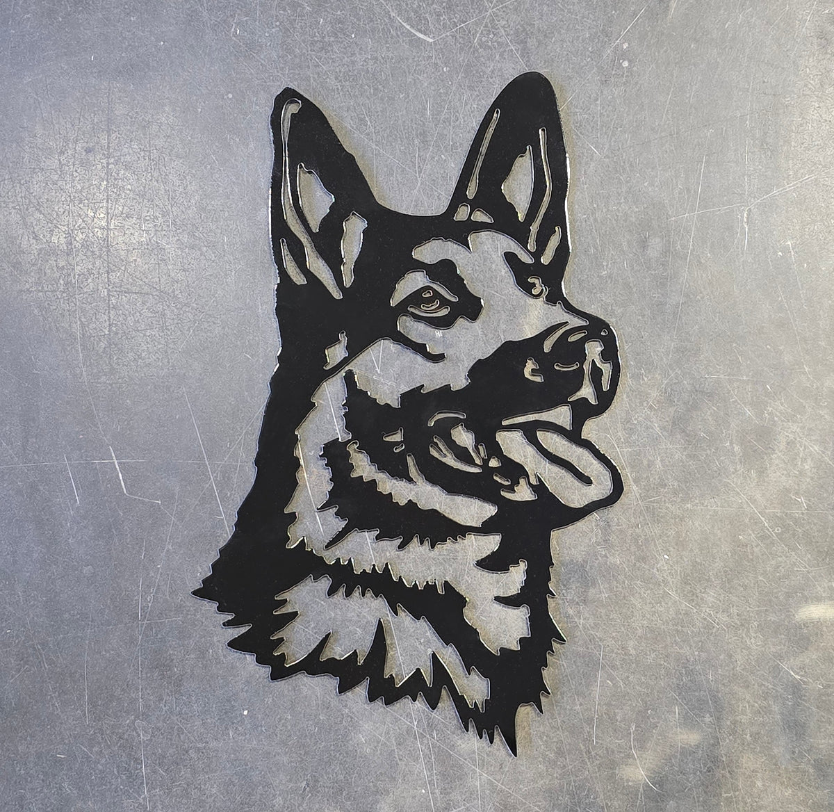 German Shepherd Metal Wall Art #1
