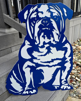 Bulldog Metal Wall Art