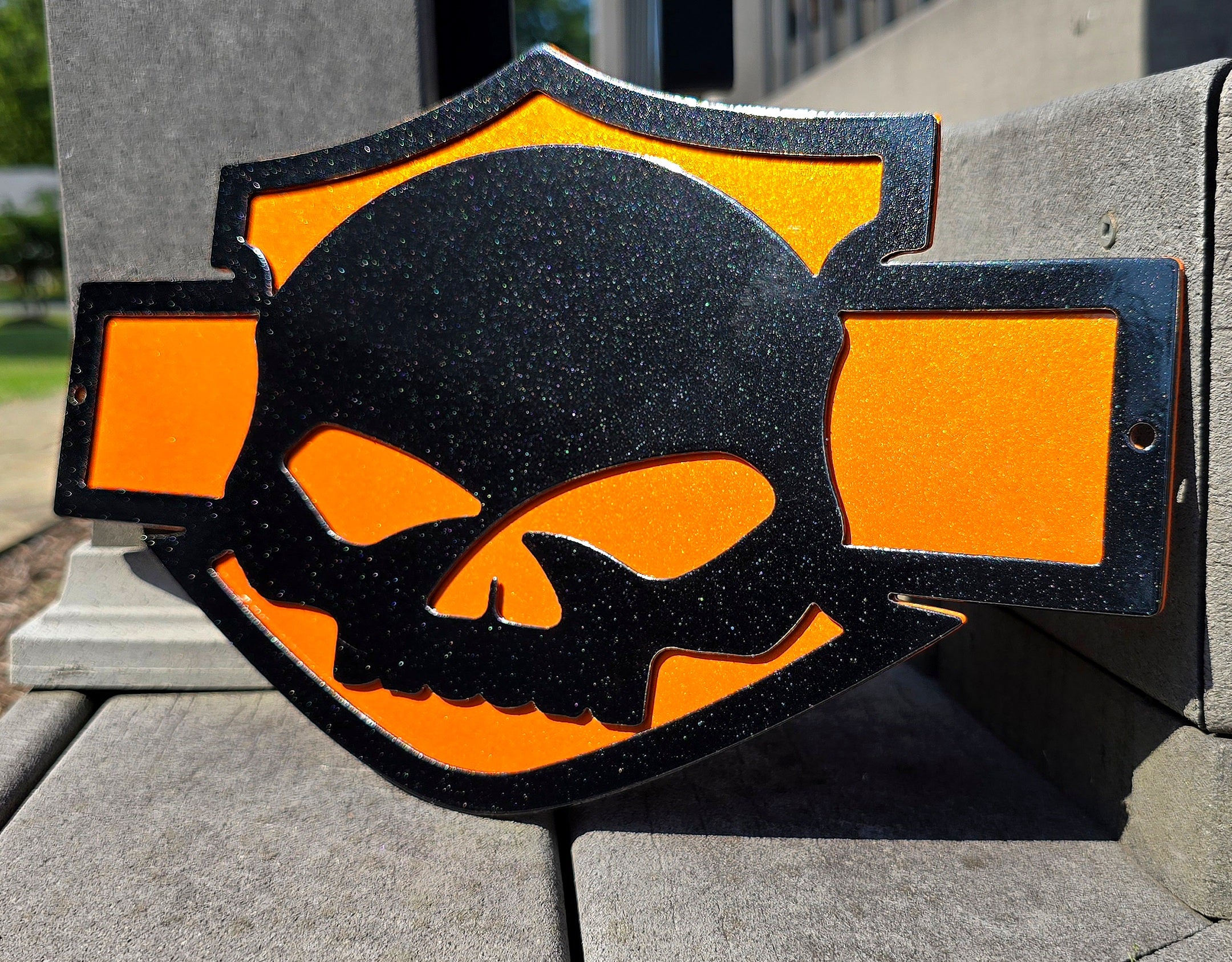 Black Metallic & Galactic Sunset