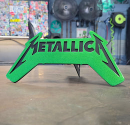 Metallica Hitch Cover made from powder coated steel