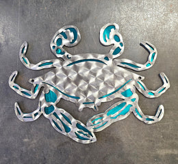 Blue Crab Personalized Metal Sign