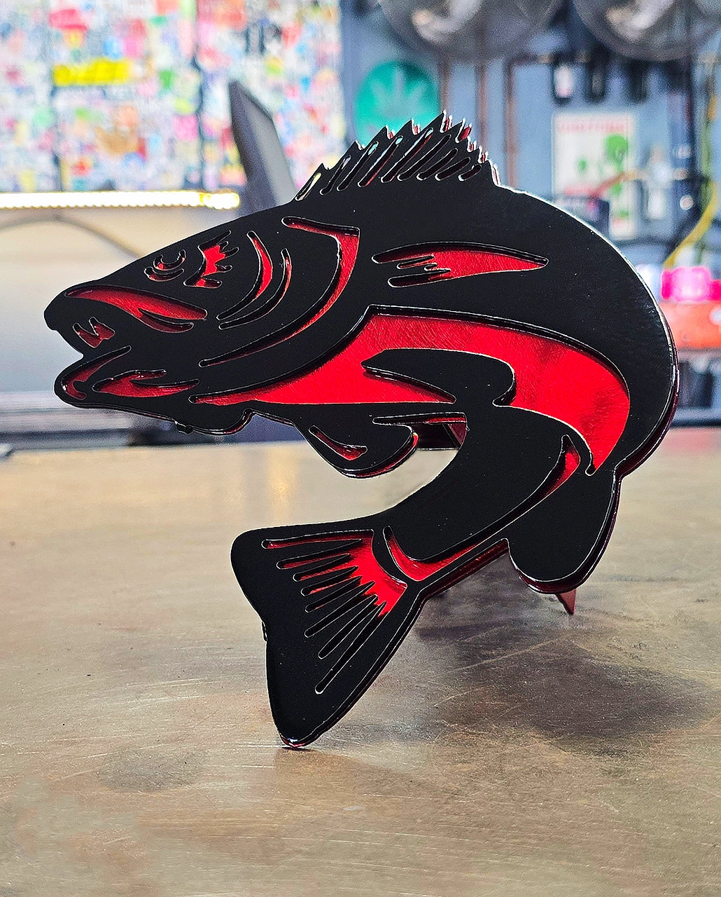 Walleye Metal Hitch Cover