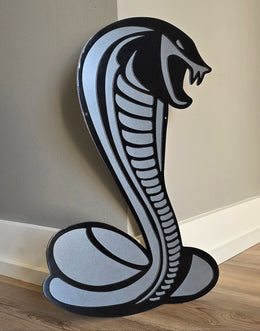 Mustang Cobra Metal Wall Art