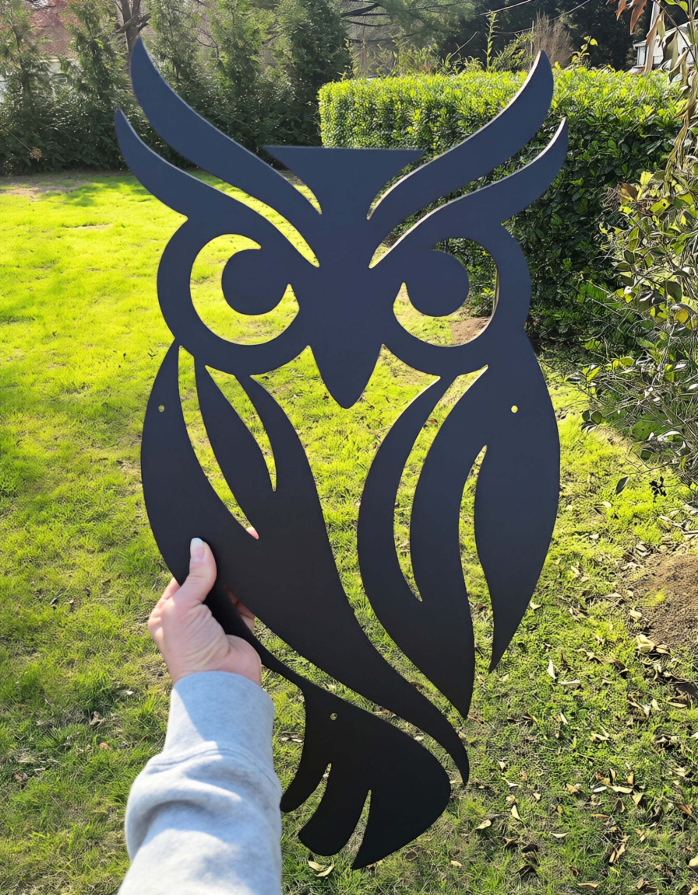 Owl Metal Wall Art #2