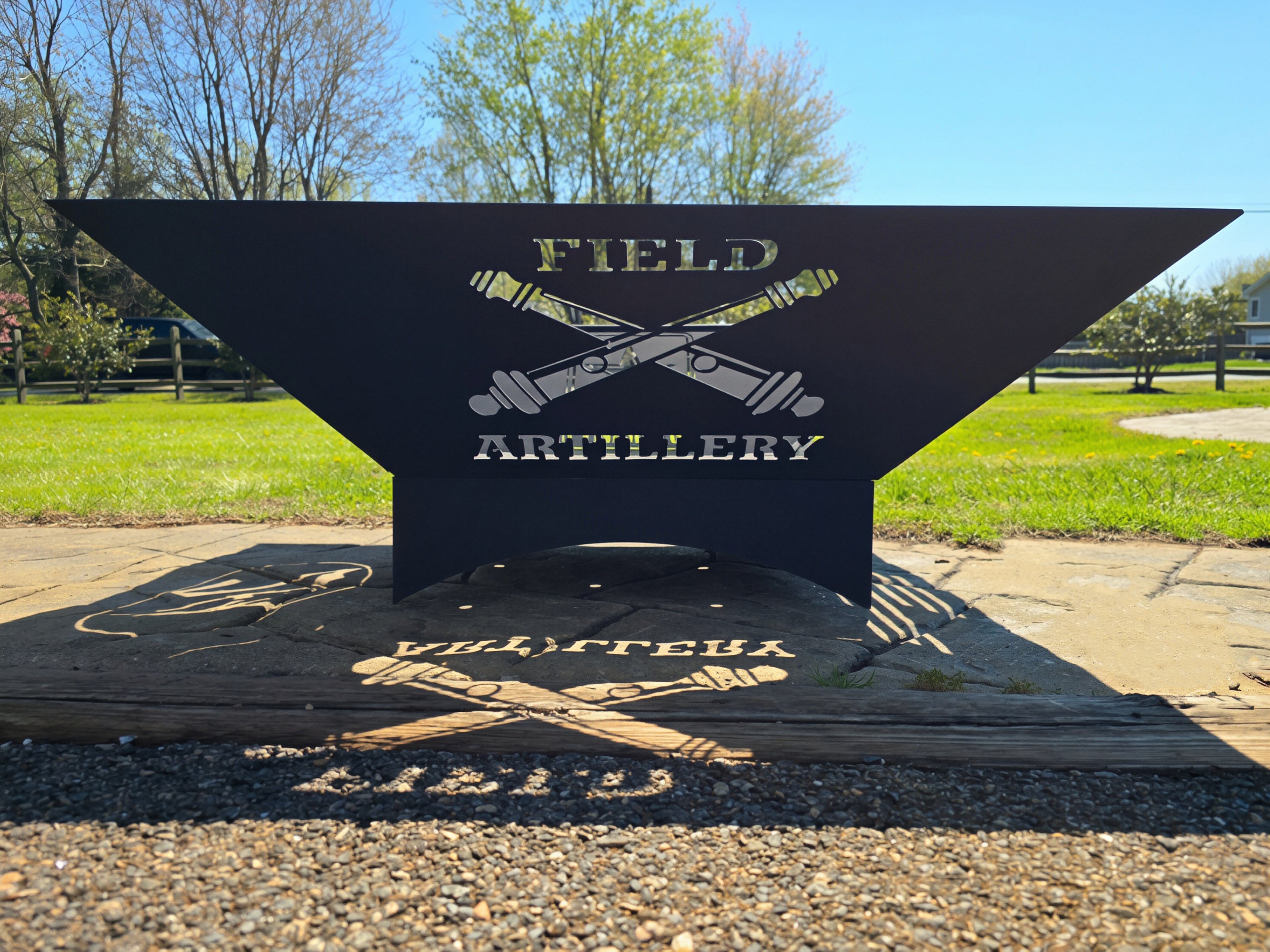 Custom Logo | Fire Pit Side Design