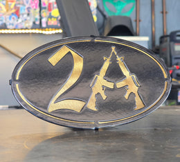 Second Amendment Metal Hitch Cover
