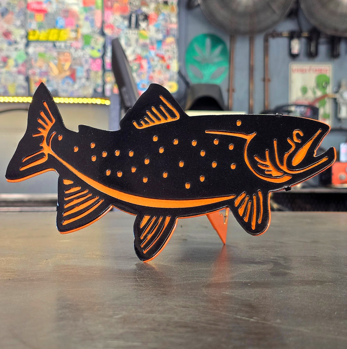 Trout Metal Hitch Cover