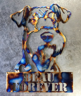 Airedale Terrier Metal Wall Art