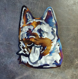 Akita Metal Wall Art