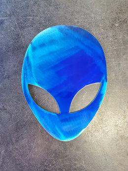 Alien Metal Wall Art