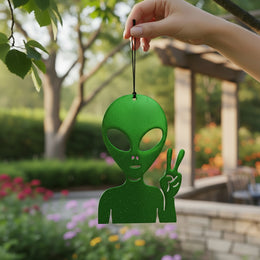 Alien Peace Ornament