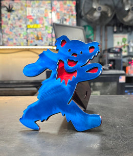 Dancing Bear Metal Hitch Cover