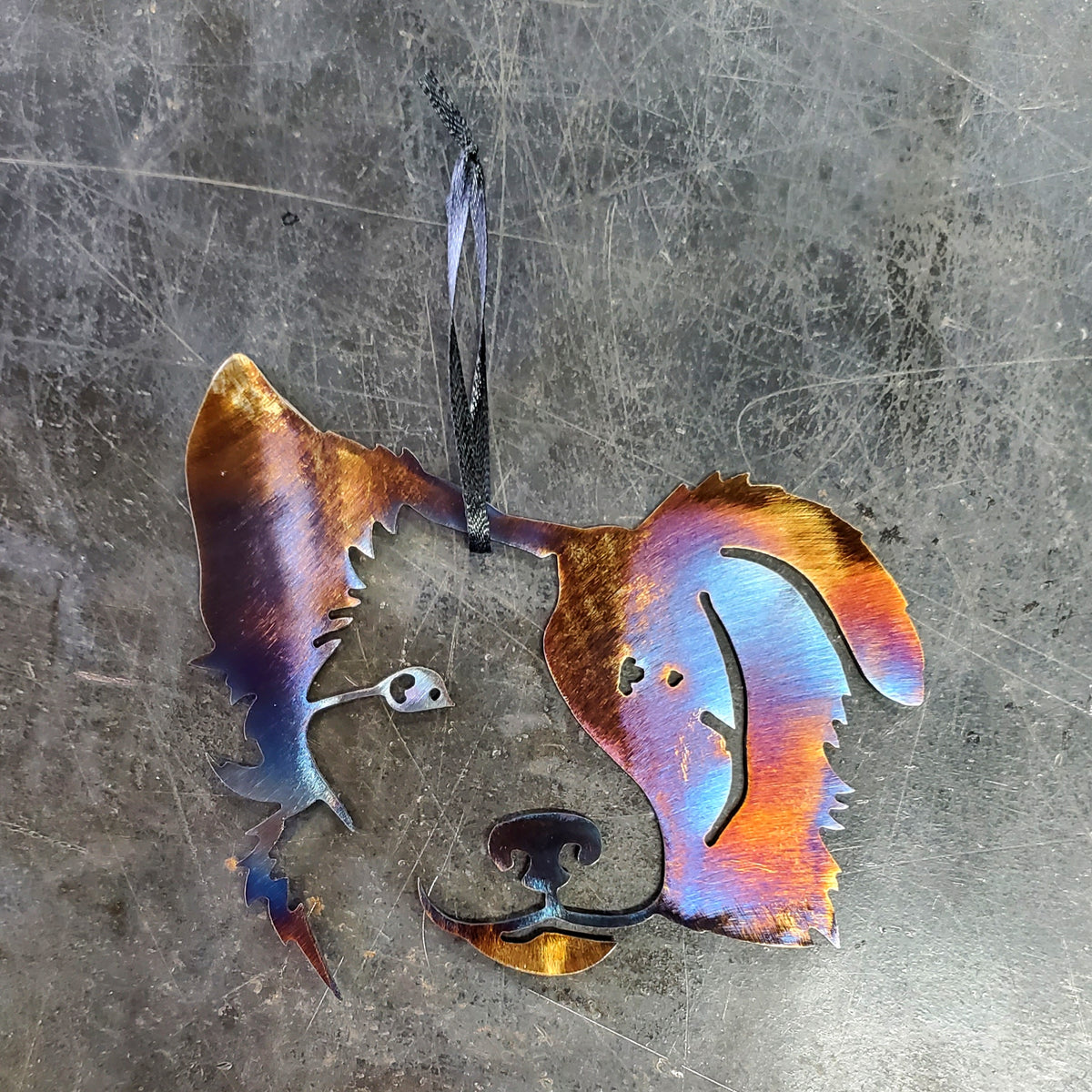 Border Collie Ornament #1
