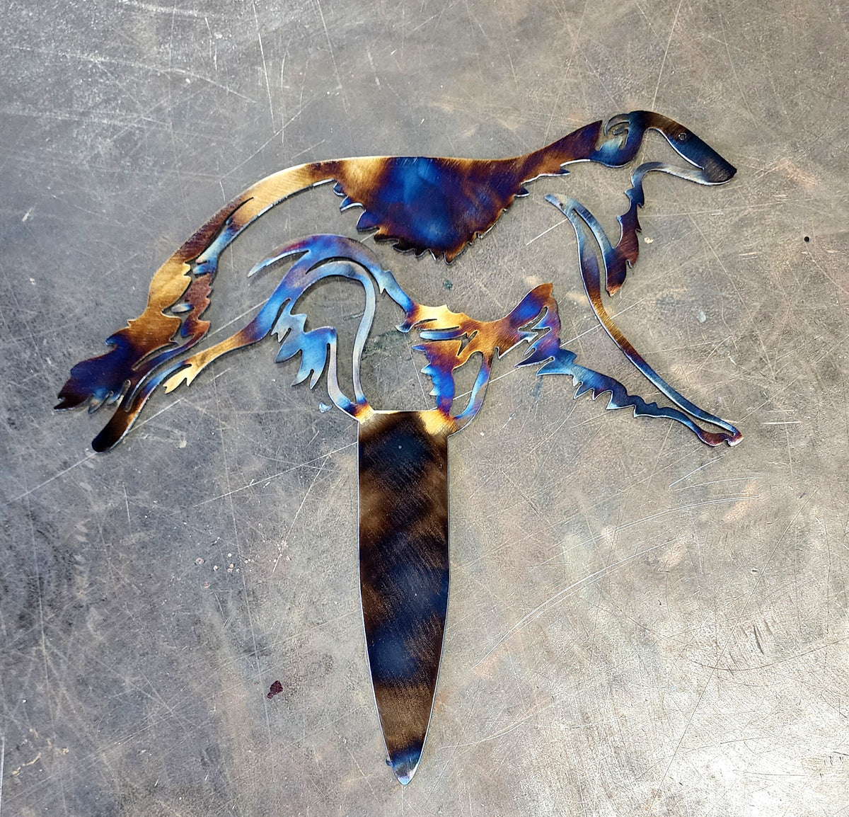 Borzoi Garden Stake #2