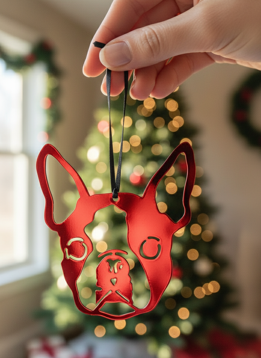 Boston Terrier Ornament #2