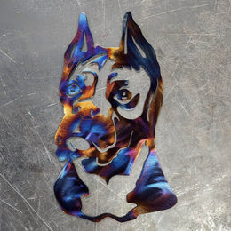 Boxer Metal Wall Art