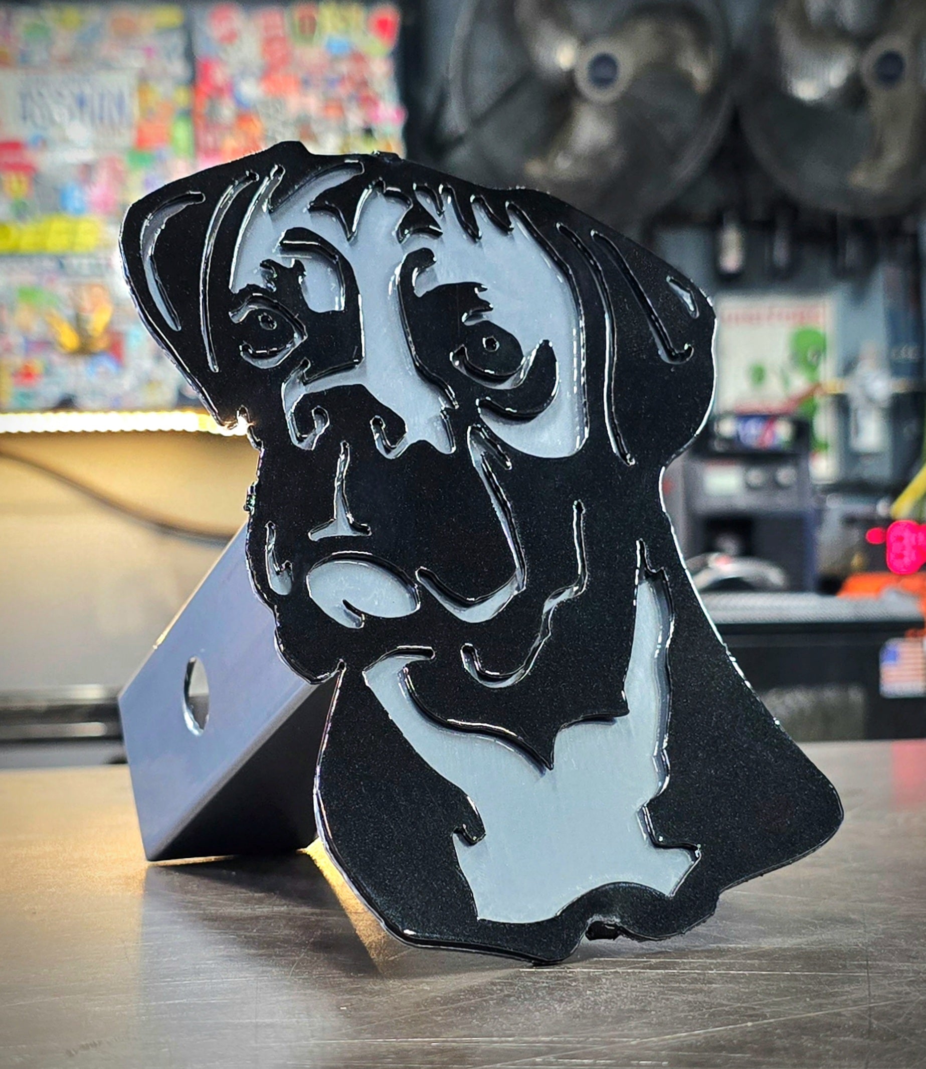 Boxer Metal Hitch Cover #1