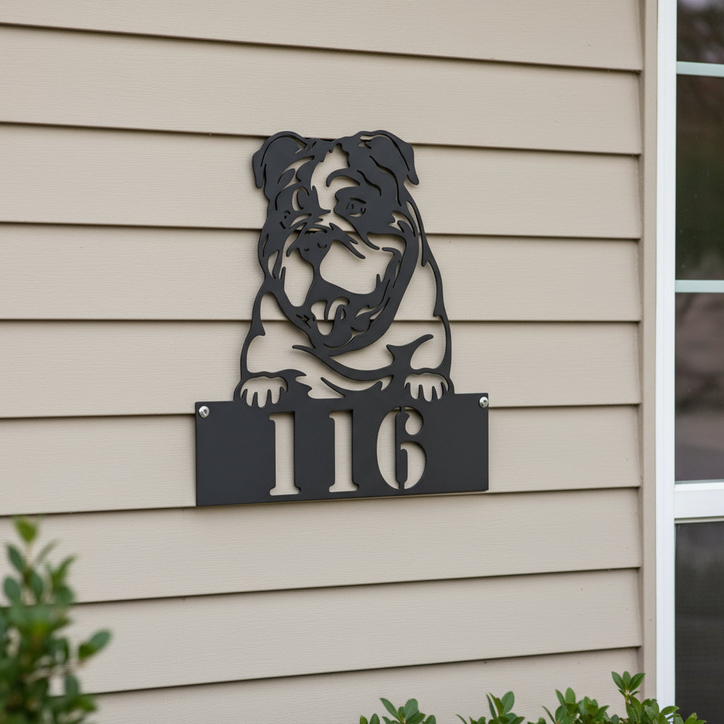 Bulldog #6 Metal Art