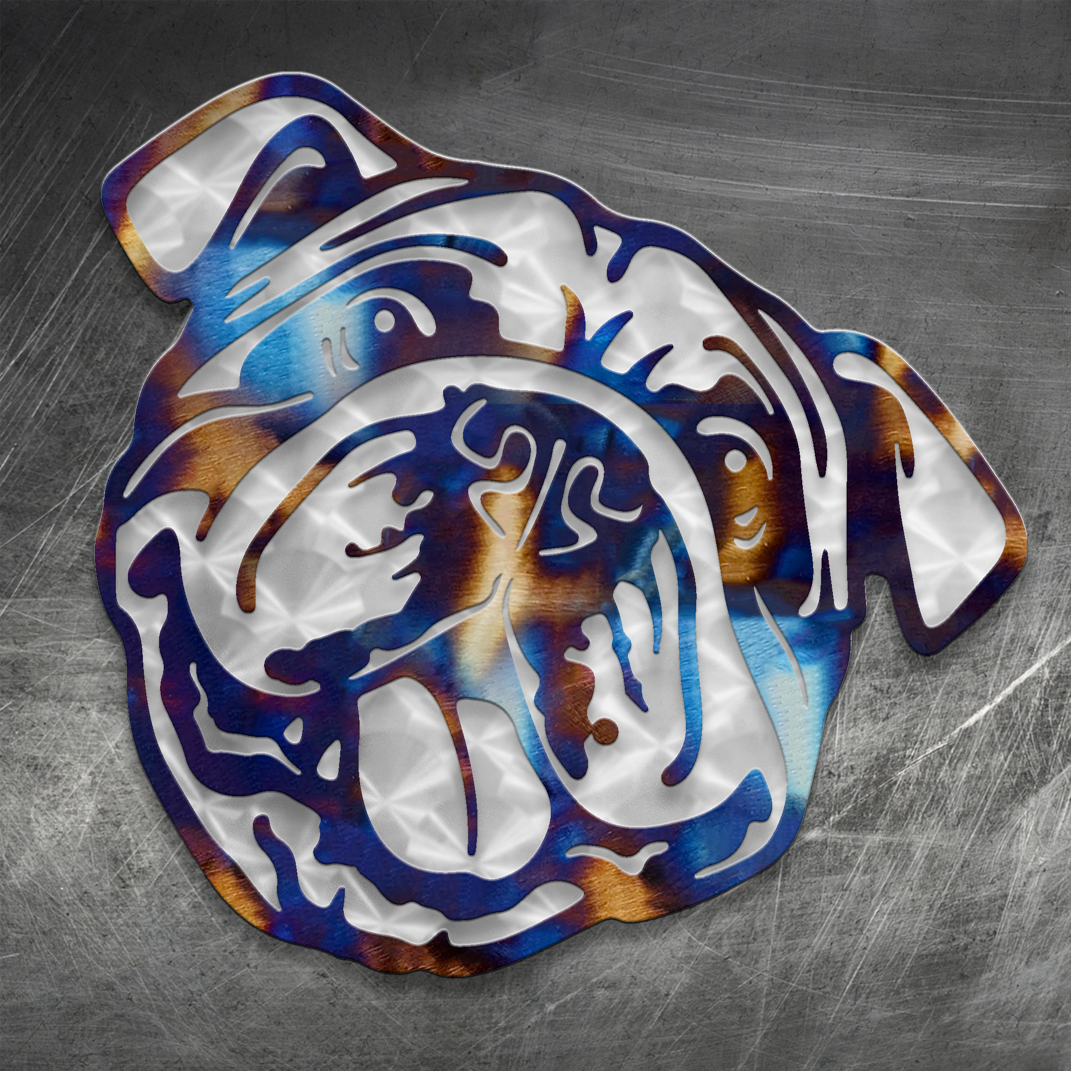 Bulldog #4 Metal Art