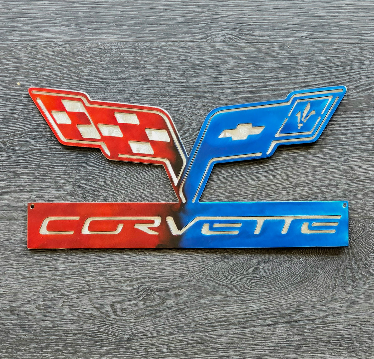 Corvette C6 Metal Wall Art
