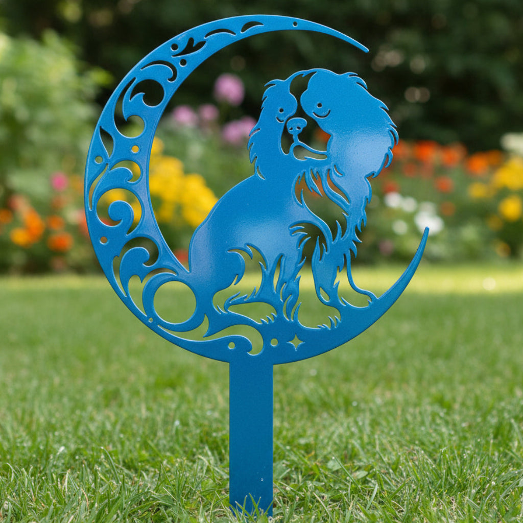 Dogs On The Moon – Cavalier King Charles Garden Stake