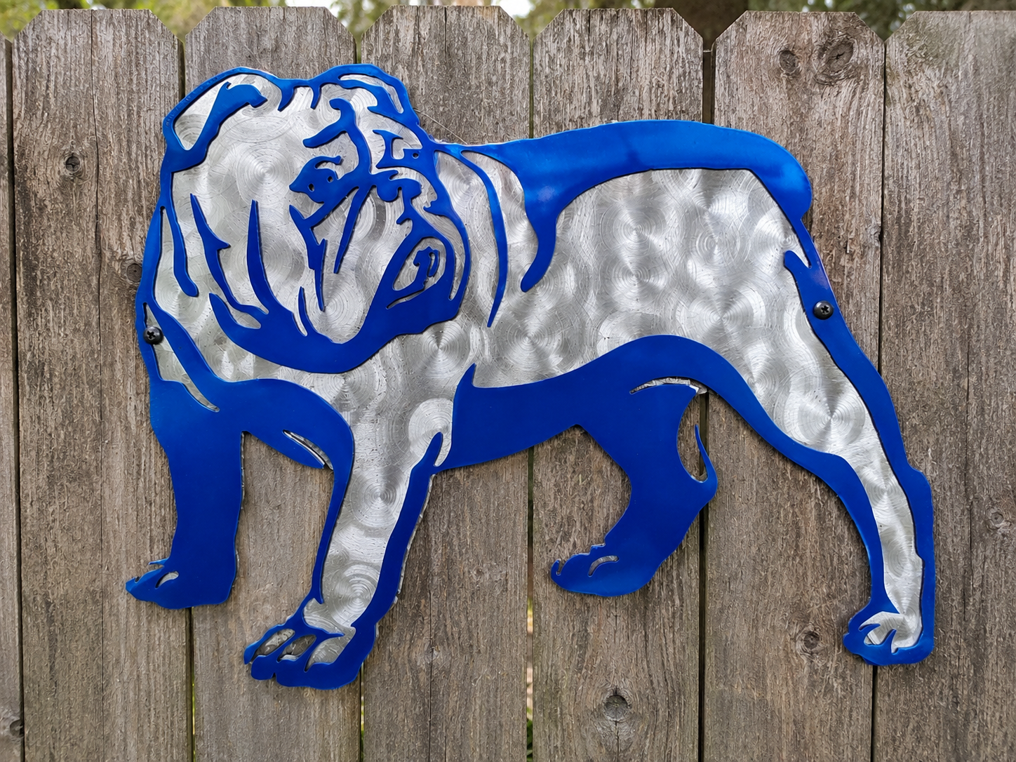 Bulldog Metal Wall Art #1