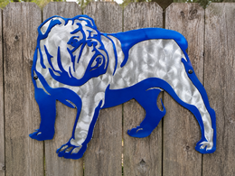 Bulldog Metal Wall Art