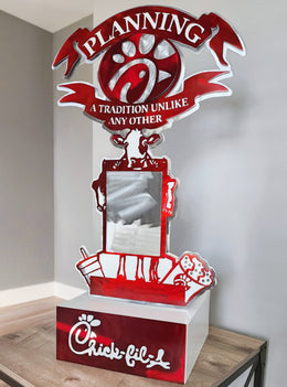 Chick-fil-A recognition trophy by Elite Metalworking