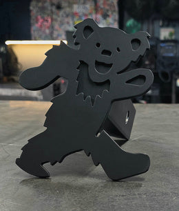 Dancing Bear Metal Hitch Cover