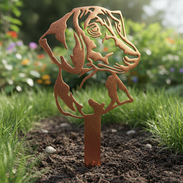Dachshund Garden Stake