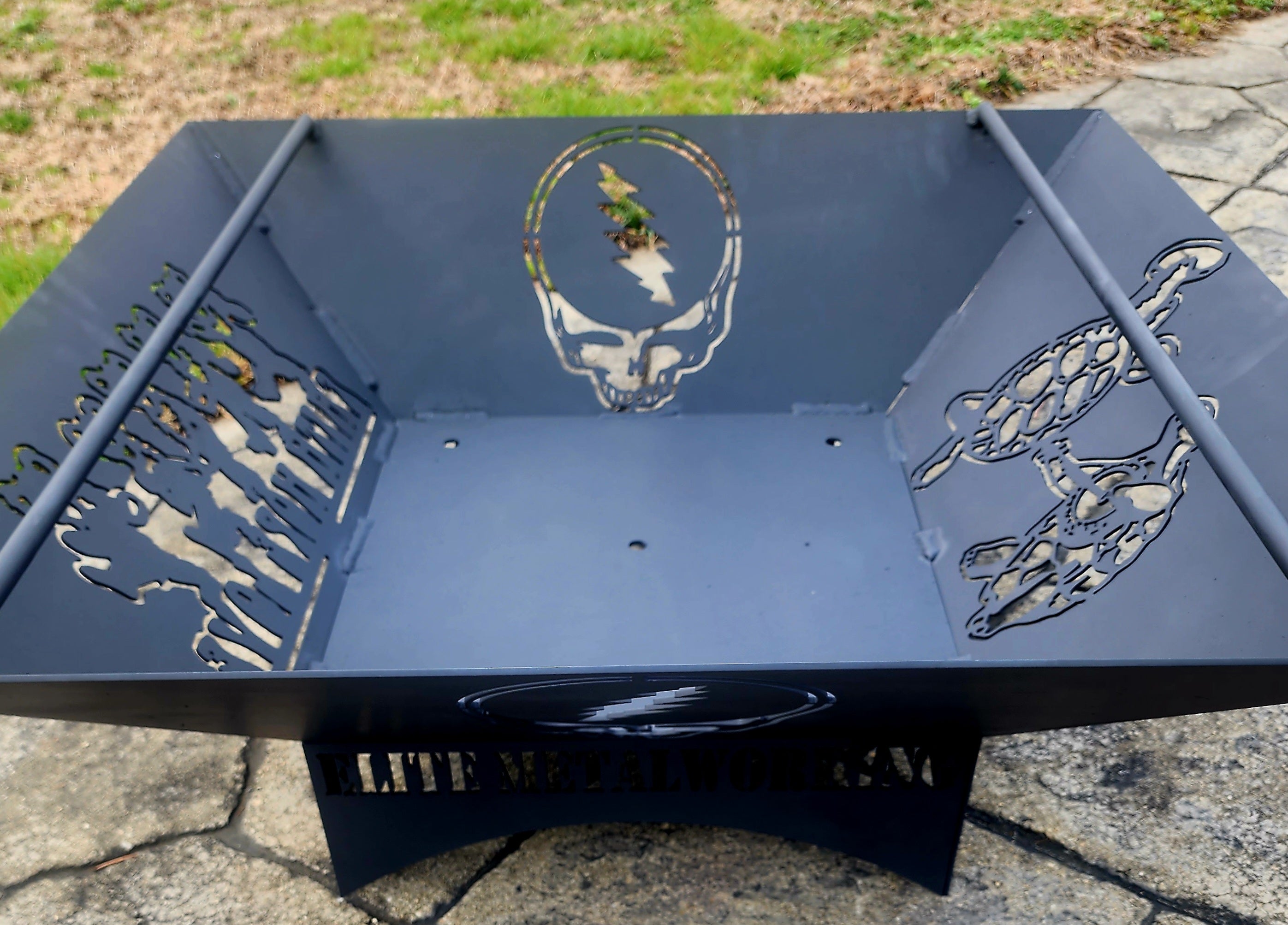 Grateful Dead Stealie- Fire Pit Side Design