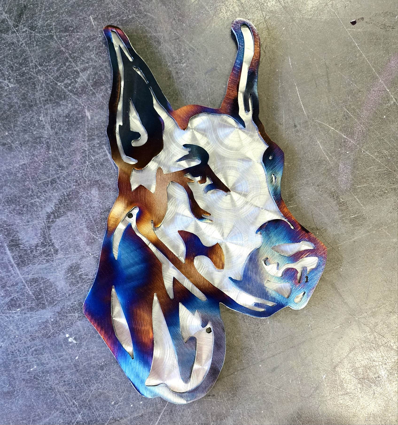Doberman Pinscher #1 Metal Art