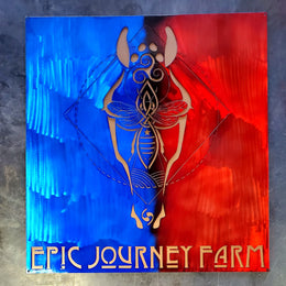 Epic Journey Farm horse sign by Elite Metalworking