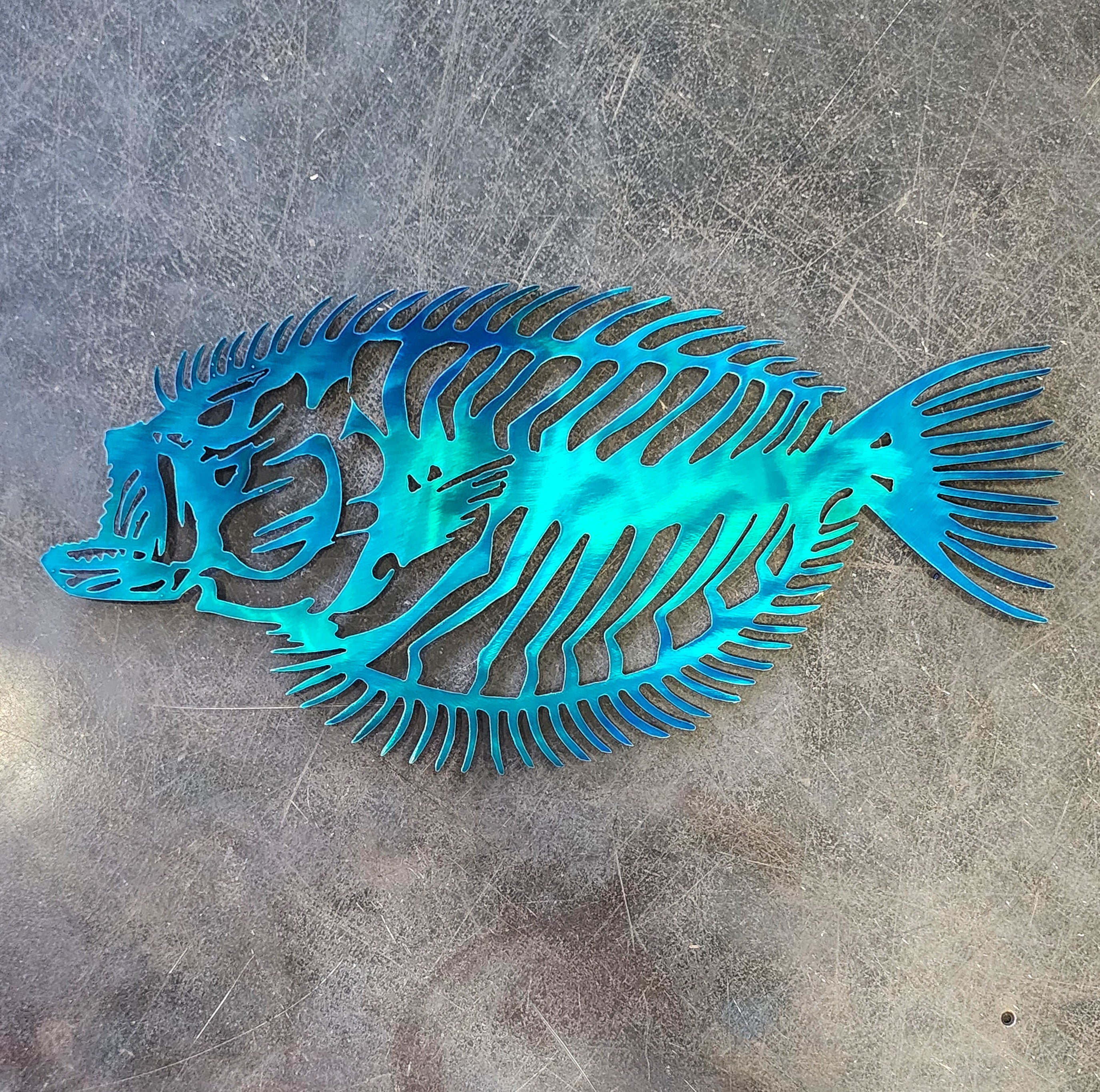 Flounder Metal Art