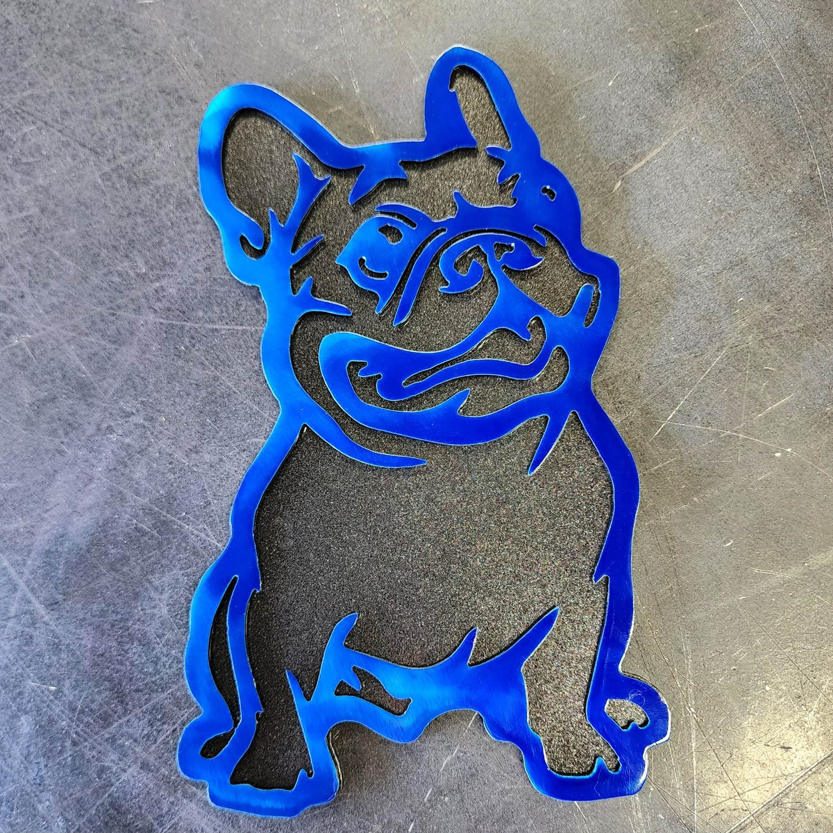 French Bulldog Metal Wall Art