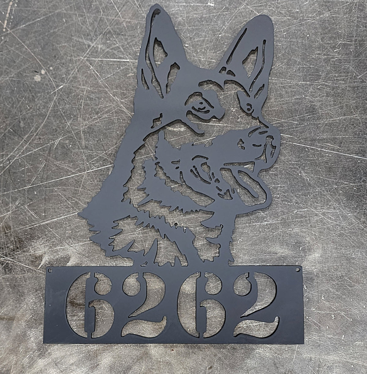 German Shepherd Metal Wall Art #1
