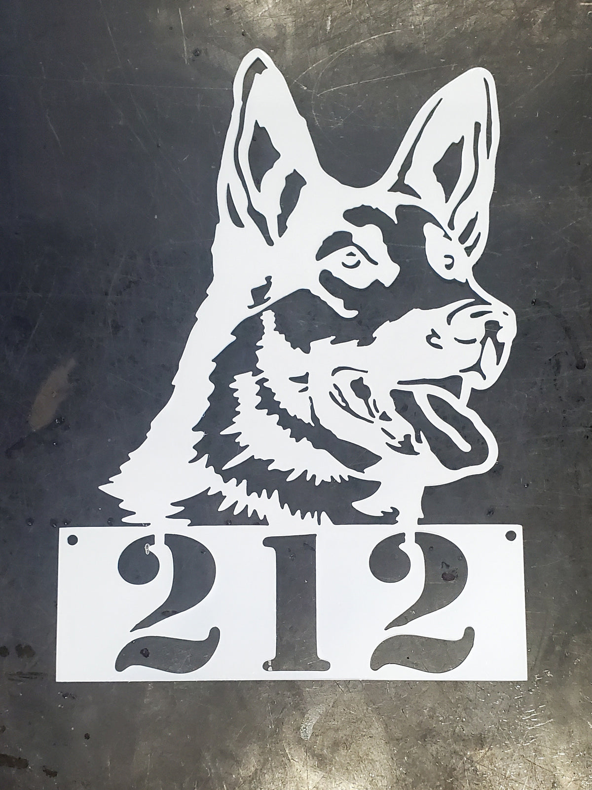German Shepherd Metal Wall Art #1