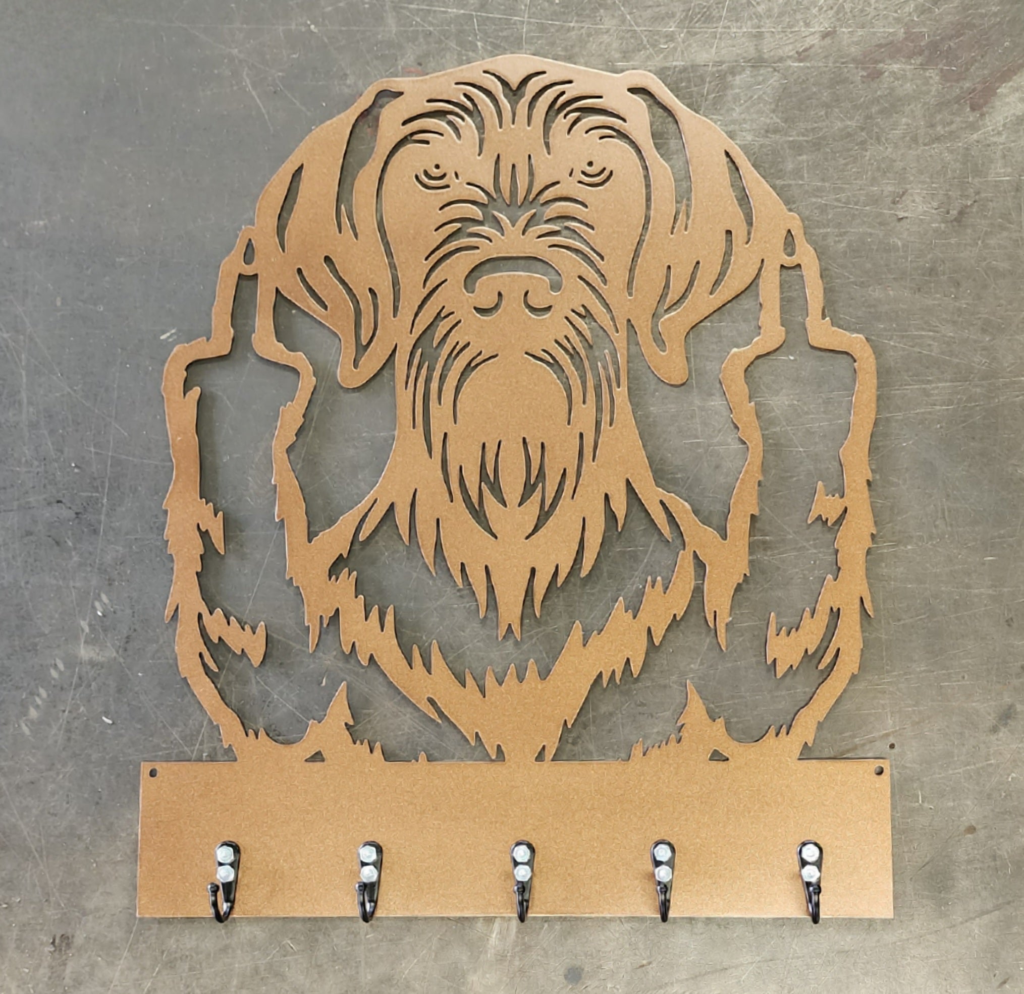 German Wirehaired Pointer #2 Key & Leash Hanger