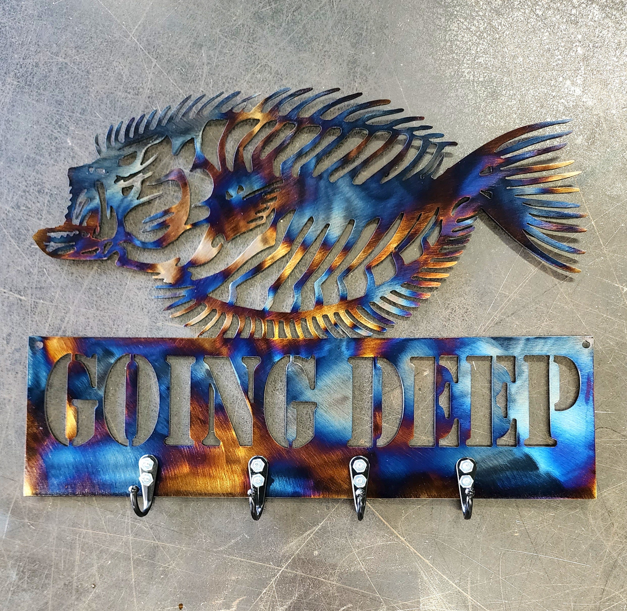 Flounder Key & Leash Hanger