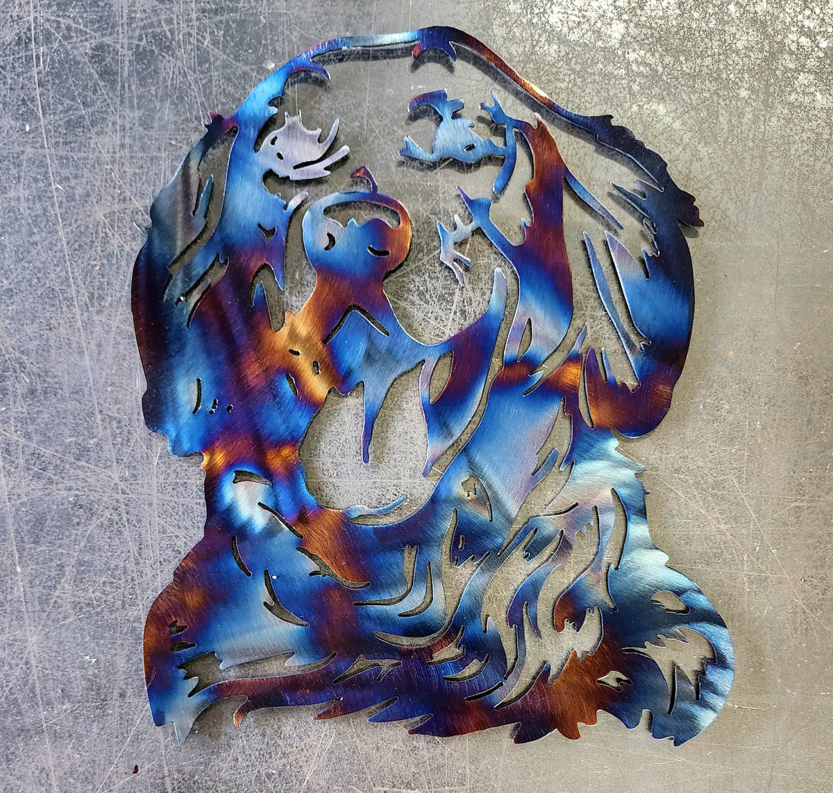 Golden Retriever Metal Wall Art #2