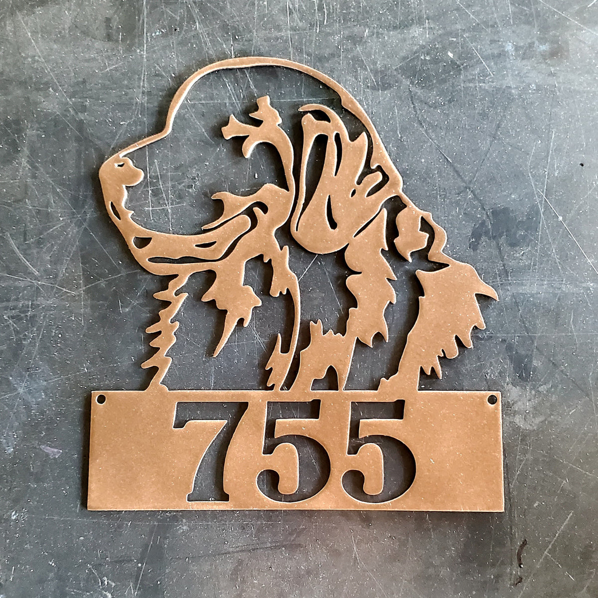 Golden Retriever Metal Wall Art