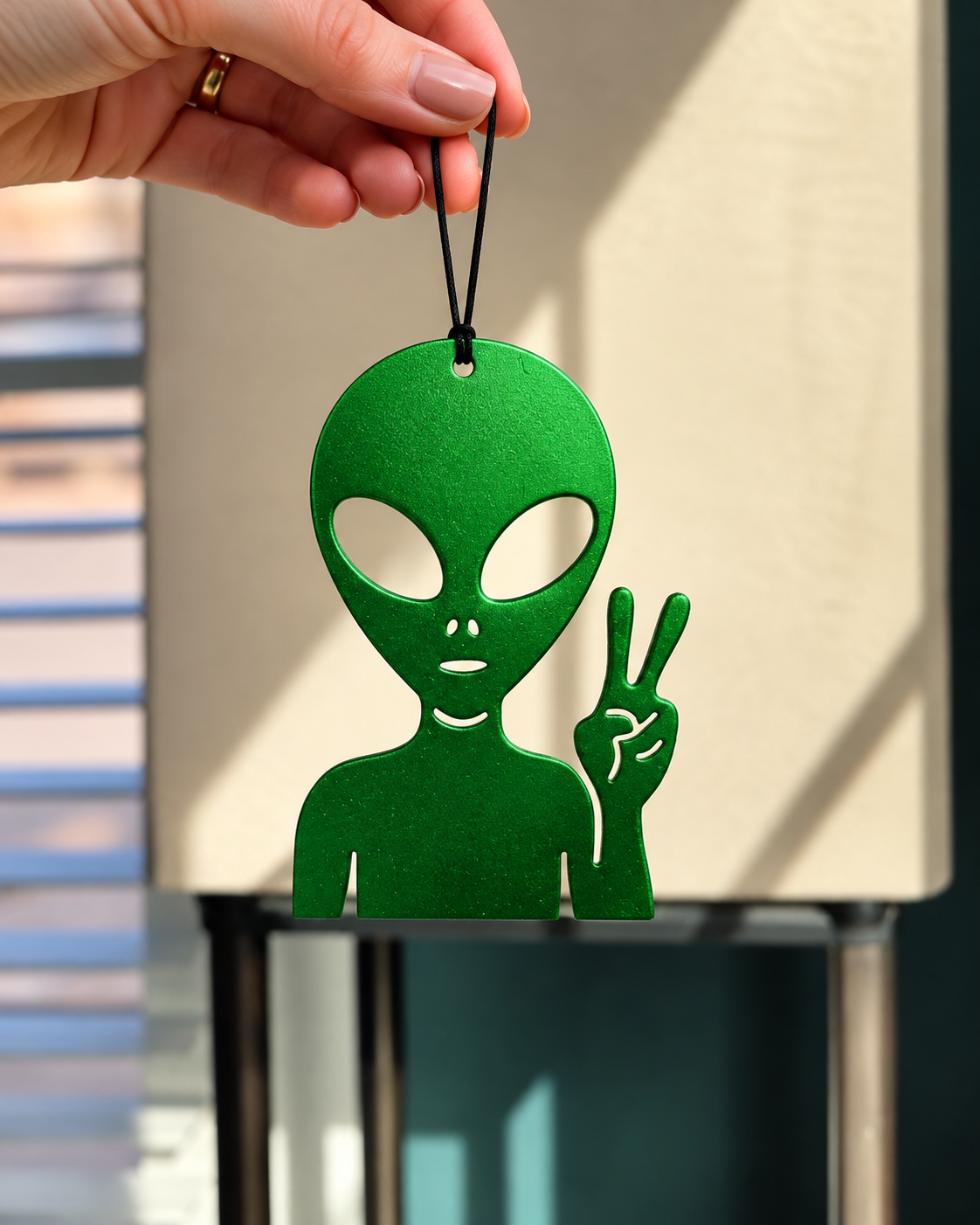 Alien Peace Ornament