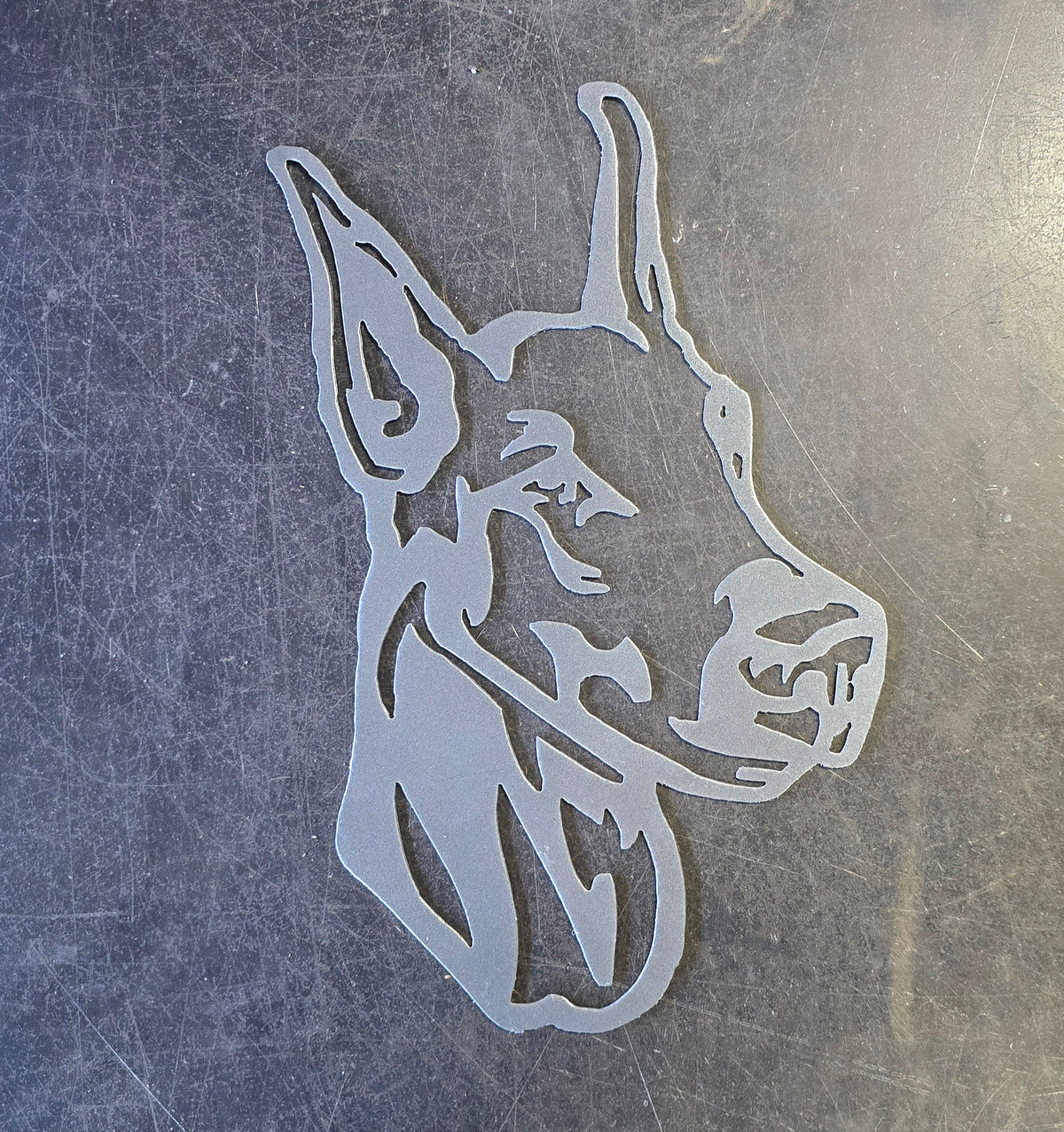 Doberman Pinscher Metal Wall Art