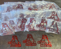 Tow truck show award batch by Elite Metalworking