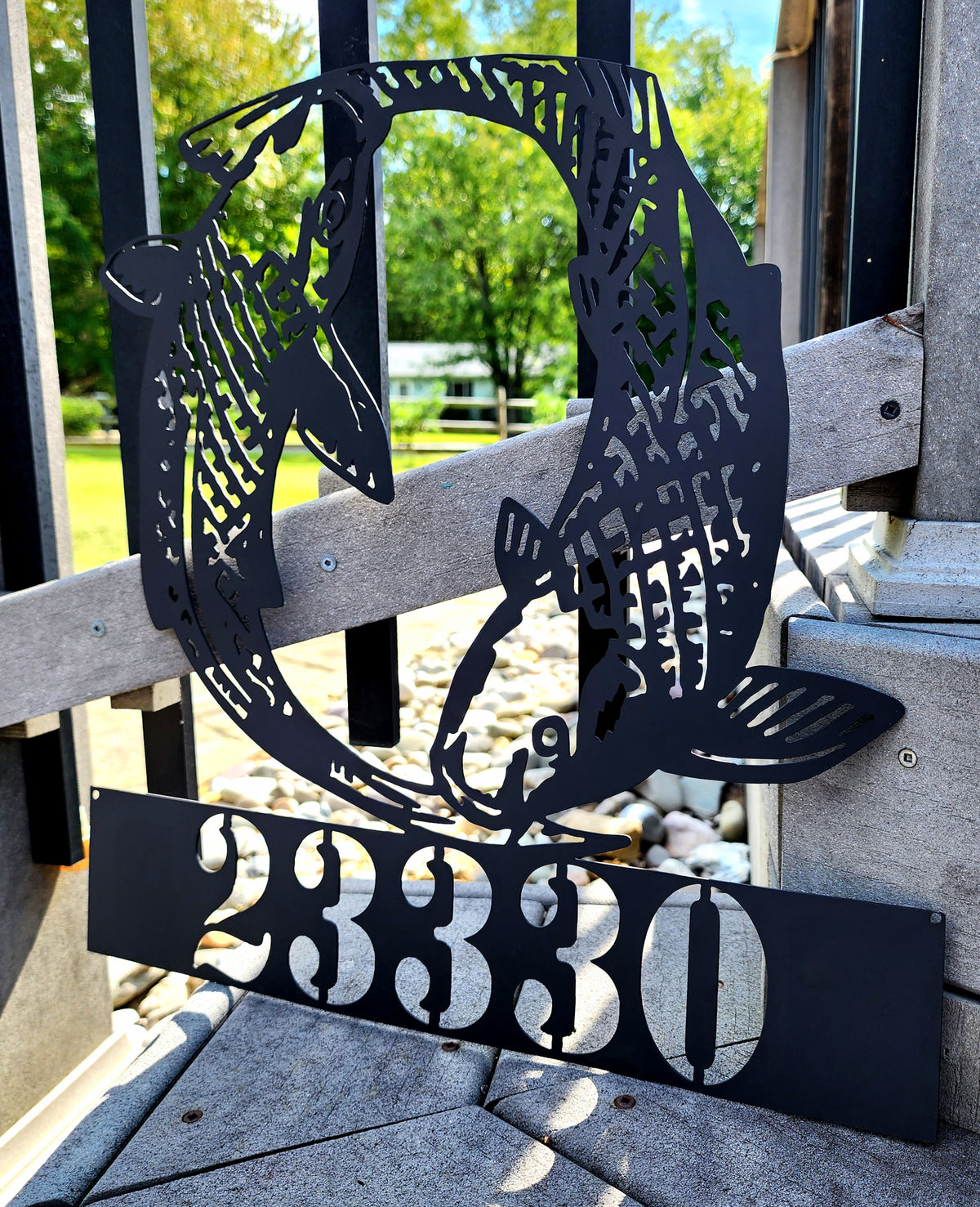 Koi Fish Metal Wall Art