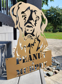 Labrador Retriever Metal Wall Art